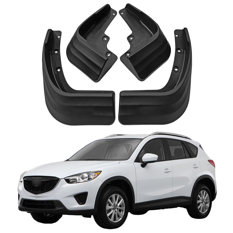 Mud Flaps for Mazda CX-5 2013–2025 No-Drill Custom Fit All-Weather Front & Rear Splash Guards (4PCS)