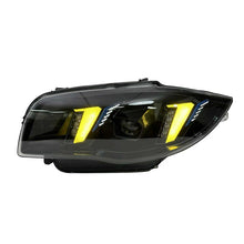 Load image into Gallery viewer, BMW 1 Series E87 2004–2011 Snake Eyes Style LED Lens Headlights