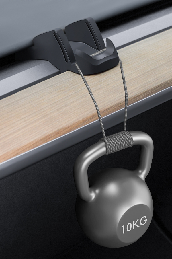 Tesla Model 3/Y Custom Storage Organizer 10-Piece Set - Highland/Juniper Floor Mats+Trunk Bucket+Phone Holder