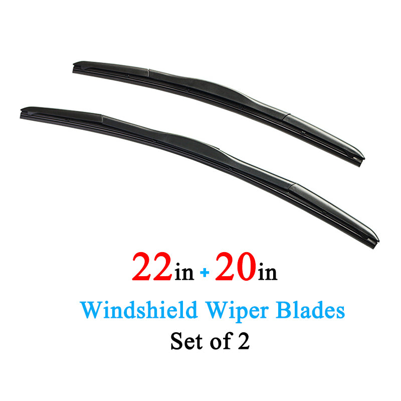 Windshield Wiper Blades (2-Pack) - Exact Fit for Toyota Camry, Corolla, RAV4, Highlander, Tacoma, Tundra, 4Runner