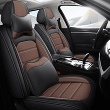 Load image into Gallery viewer, Universal Waterproof Leather Car Seat Covers Full Set, Front and Rear Seat Protection, Car Accessories.