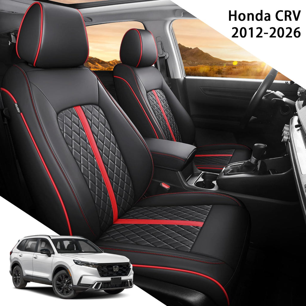 AmanCarport Custom Leather Car Seat Covers for Honda CR-V (2012-2026)