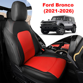 AmanCarport Custom Car Seat Covers Full Set for Ford Bronco 4 Door (2021-2026)
