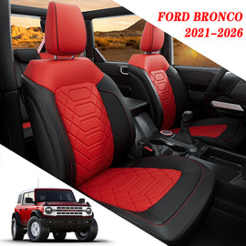 AmanCarport Custom Car Seat Covers for Ford Bronco 4 Door (2021-2026)