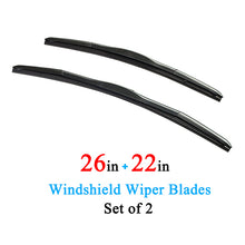 Load image into Gallery viewer, Windshield Wiper Blades (2-Pack) - Exact Fit for Toyota Camry, Corolla, RAV4, Highlander, Tacoma, Tundra, 4Runner