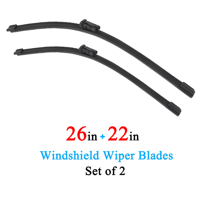 Boneless Silent Windshield Wiper Blades – OEM Quality for VW Tiguan (Set of 2)