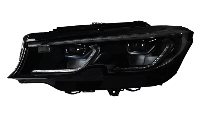 Laser Style Headlights for BMW 3 Series G20/G21 Pre-LCI 2019–2022 Assembly Upgrade, Amber DRL
