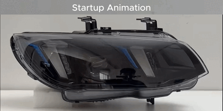 2010–2013 BMW E93/E92 M3 LCI Snake Eye LED Headlight Retrofit with Projector Lens