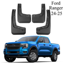 Load image into Gallery viewer, Mud Flaps for Ford Ranger 2011–2025 No-Drill Custom Fit All-Weather Front &amp; Rear Splash Guards (4PCS)
