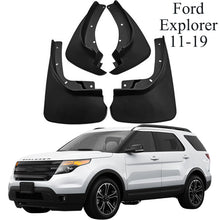 Load image into Gallery viewer, Mud Flaps for Ford Explorer 2011–2025 No-Drill Custom Fit All-Weather Front &amp; Rear Splash Guards (4PCS)