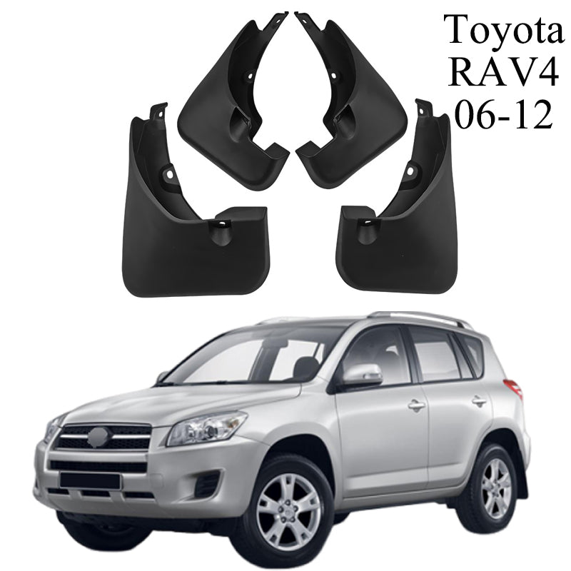 Mud Flaps for Toyota RAV4 2000–2025 No-Drill Custom Fit All-Weather Front & Rear Splash Guards (4PCS)