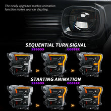 Load image into Gallery viewer, For Ford Raptor F-150 LED Dual Beam Projector Headlights 2015–2020 Sequential Turn Signal Plug and Play