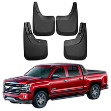 Load image into Gallery viewer, Amancarport® Mud Flaps for Chevrolet Silverado 2014–2026 No-Drill Custom Fit All-Weather (4PCS)