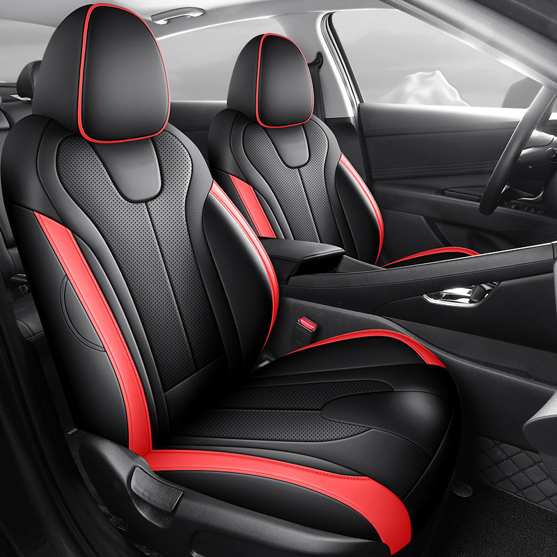 Custom Luxury Leather Seat Covers Full Set for Hyundai Elantra (2011–2026)