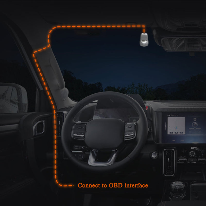 Dash Camera Kit 4K Resolution with Front, Rear Cameras, GPS