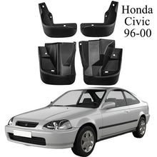 Load image into Gallery viewer, Mud Flaps for Honda Civic Hatchback 1996–2025 No-Drill Custom Fit All-Weather Front &amp; Rear Splash Guards (4PCS)