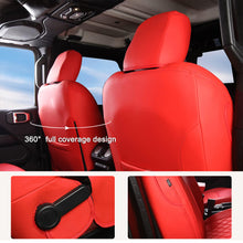 Load image into Gallery viewer, Custom Nappa Leather Car Seat Covers Full Set Special for Jeep Wrangler (2007-2026)