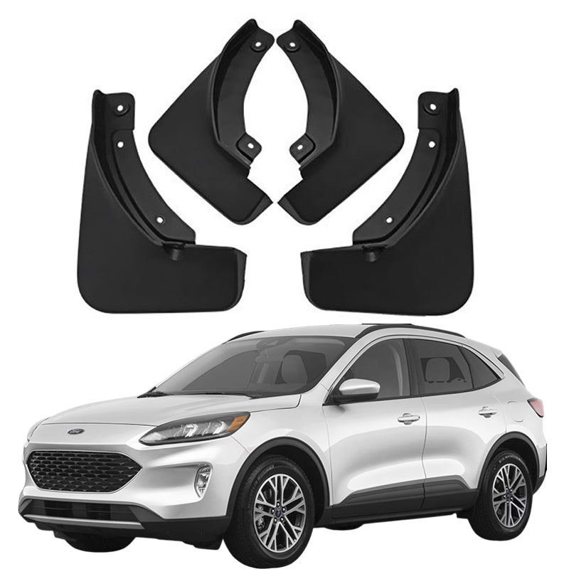 Mud Flaps for Ford Escape 2020–2025 Base Model No-Drill Custom Fit All-Weather Front & Rear Splash Guards (4PCS)