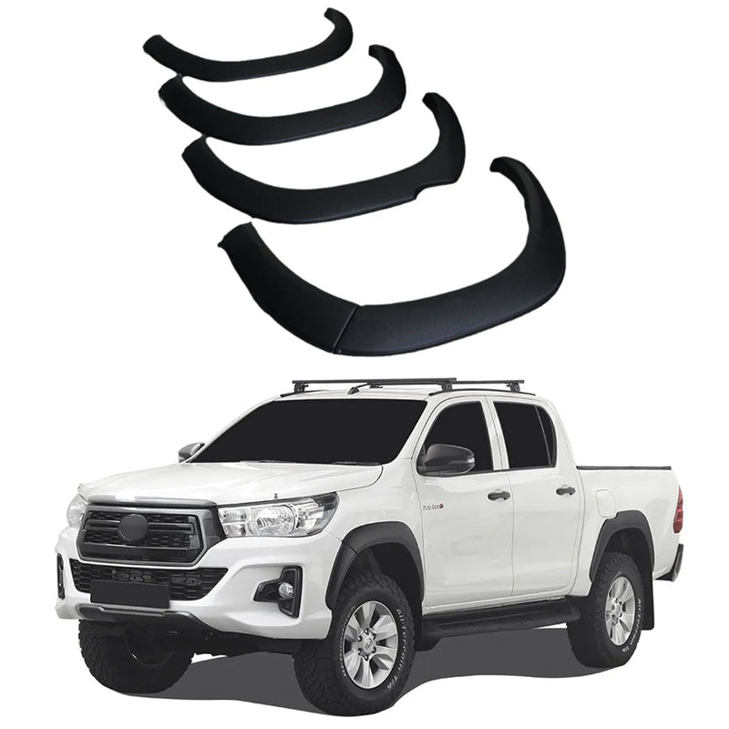 Fender Flares for 2015–2017 Toyota Hilux Revo – Front & Rear, 6-Piece Set