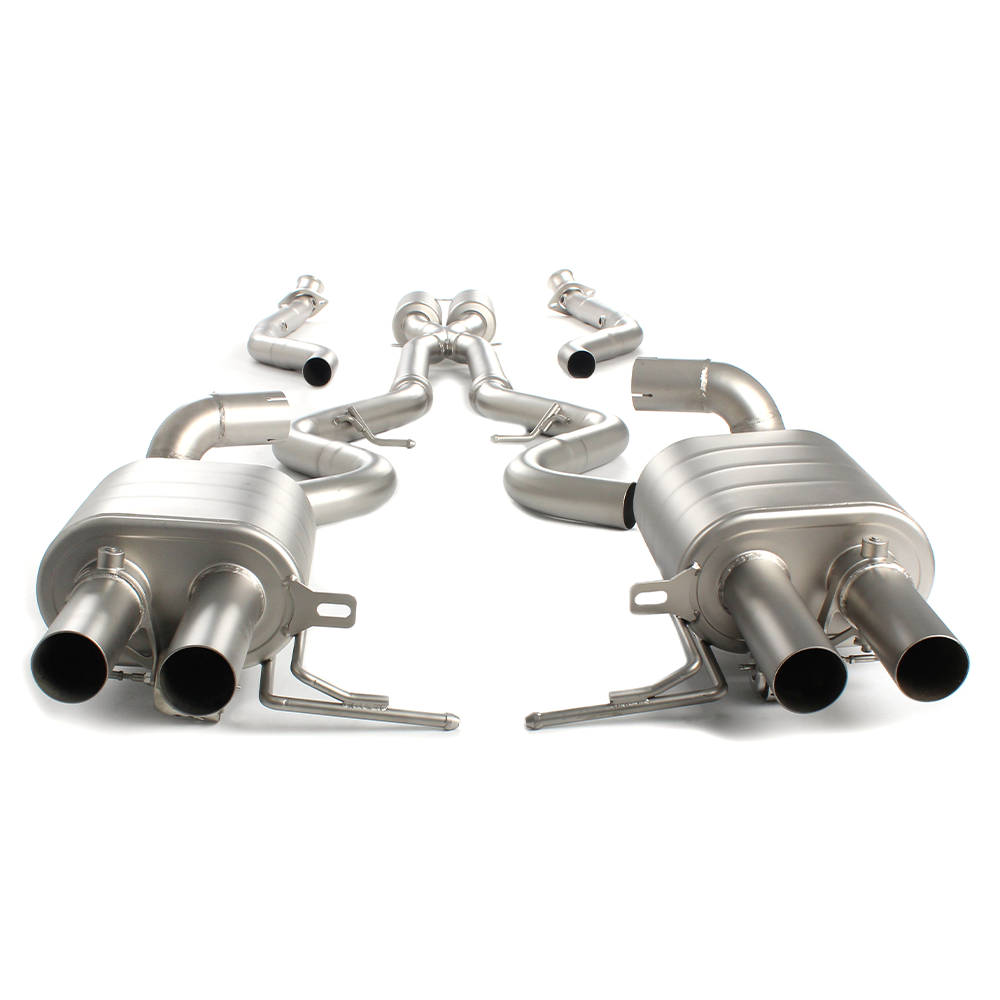 For BMW M3 E90/E92/E93 (2009–2013) Titanium Exhaust System with Valves – Full Midpipe & Front Section Upgrade