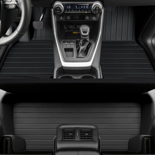 Load image into Gallery viewer, Custom for Toyota RAV4(2013-2024) Leather Floor Mat Fully Surrounded By All-Weather Floor Mat
