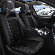 Load image into Gallery viewer, Amancarport Universal Leather Car Seat Covers – 5-Seat Full Set, Waterproof &amp; Luxurious Fit for Most Vehicles