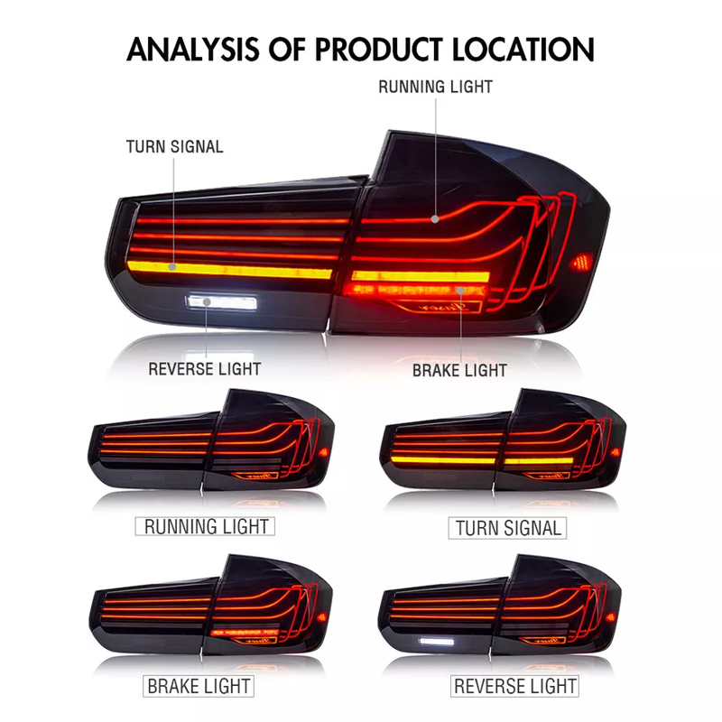 Suitable for BMW 3 Series F30/ F80 (2013-2018) CSL Laser LED Tail Light Assembly