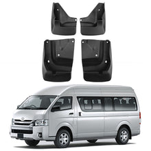 Load image into Gallery viewer, Mud Flaps for Toyota Hiace 2012–2026 No-Drill Custom Fit All-Weather Front &amp; Rear Splash Guards (4PCS)