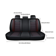 Load image into Gallery viewer, Amancarport® 5-Piece Car Seat Covers Full Set – Universal Faux Leather Cushions for Cars, SUVs &amp; Trucks