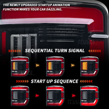 Load image into Gallery viewer, LED Tail Lights for Jeep Gladiator JT 2019–2025 – Black Housing, Red Lens, Plug &amp; Play