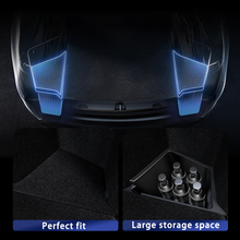 Load image into Gallery viewer, Tesla Model 3/Y Custom Storage Organizer 10-Piece Set - Highland/Juniper Floor Mats+Trunk Bucket+Phone Holder