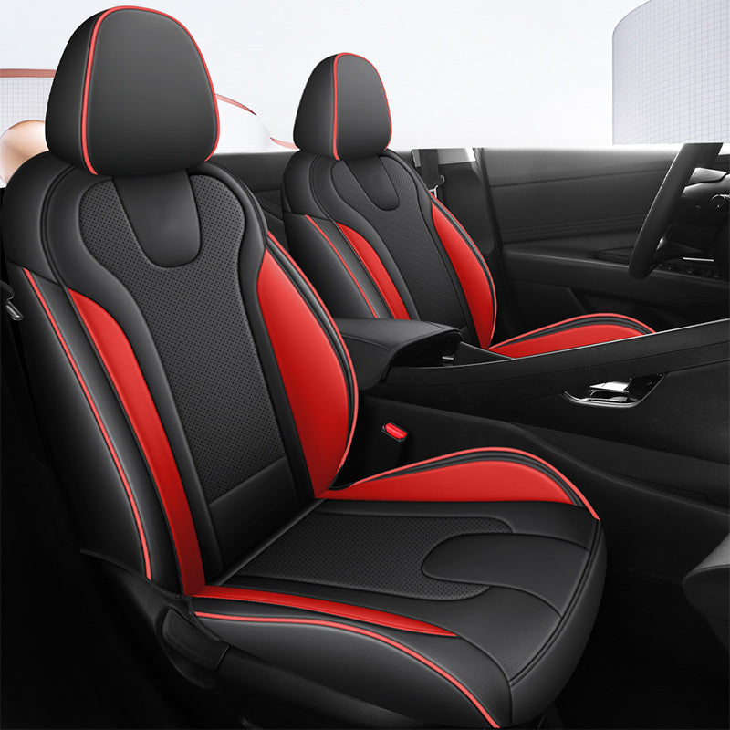 Luxury Leather Car Seat Cover Full Set For Hyundai Elantra (2011-2026)