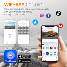 Load image into Gallery viewer, 2025 New Car Dash Cam - 3 Views, 4K+1K Resolution, High-Quality Night Vision, Wi-Fi &amp; GPS