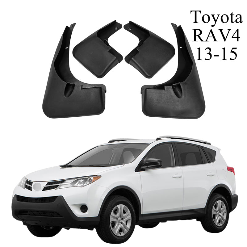 Mud Flaps for Toyota RAV4 2000–2025 No-Drill Custom Fit All-Weather Front & Rear Splash Guards (4PCS)