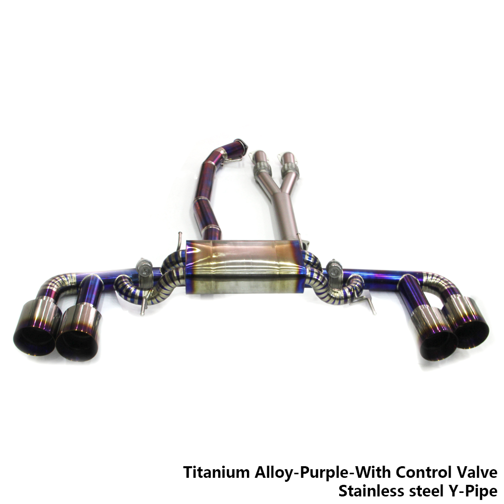 For Nissan GTR R35 2008–2023 Titanium Valved Exhaust System – Full Turbo-Back Upgrade