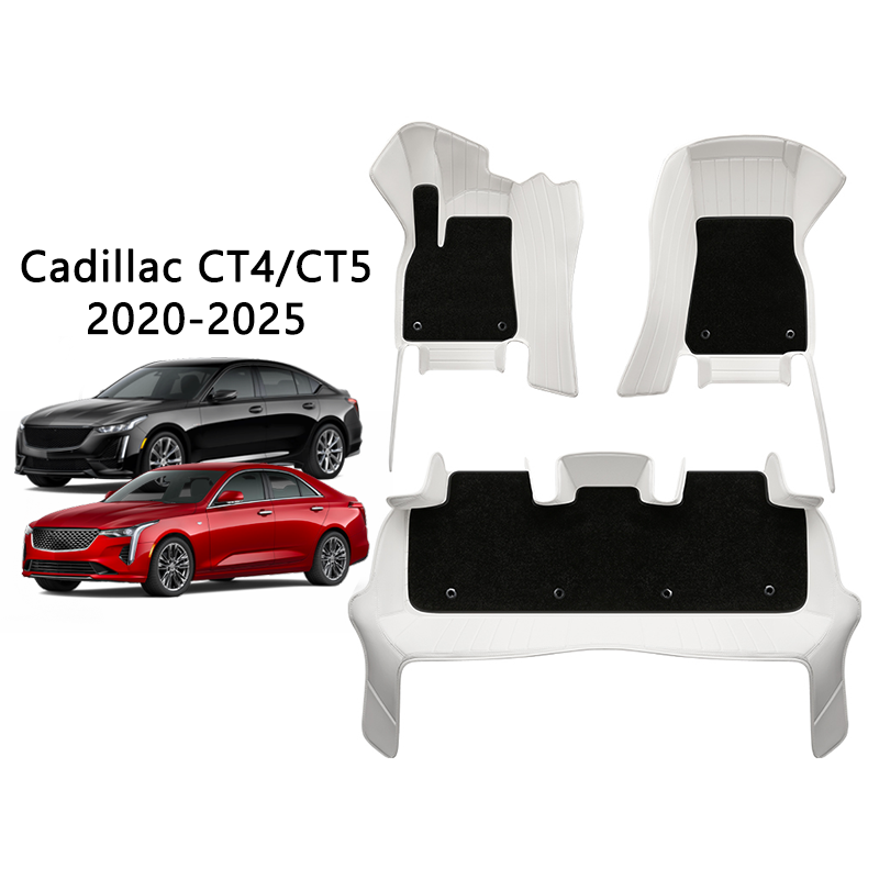 Special for Cadillac CT4/CT5 (2020-2025) Floor Mat Fully Surrounded By All-Weather Floor Mat