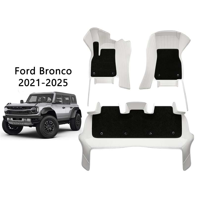 Special for Ford Bronco (2021-2025) 5-Seats Fully Surrounded All-Weather Floor Mat