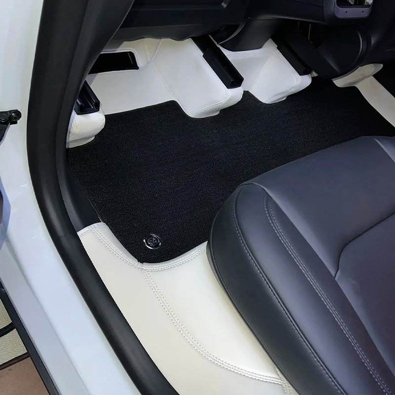 Special for Tesla Model X 2016-2024 (5-7 Seats) 360° Full Wrap All-Weather Leather Floor Mat