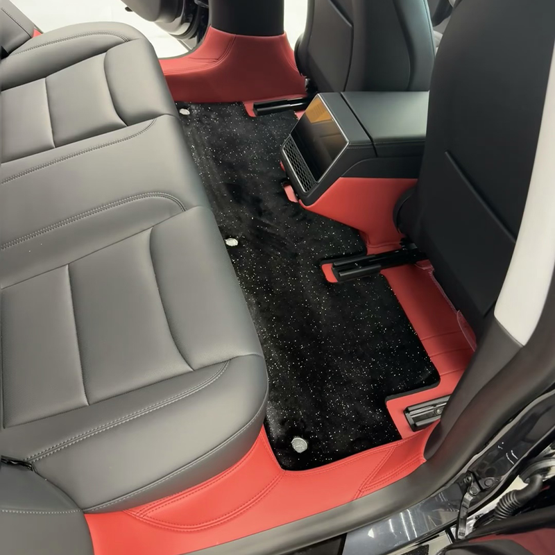 Special for Tesla Model X 2016-2024 (5-7 Seats) 360° Full Wrap All-Weather Leather Floor Mat