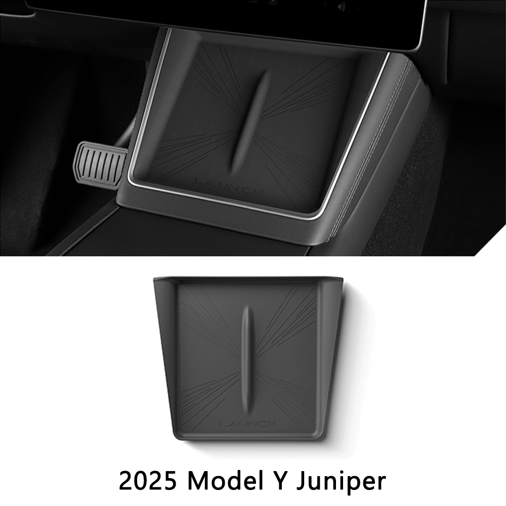 Tesla Model 3/Y Custom Storage Organizer 10-Piece Set - Highland/Juniper Floor Mats+Trunk Bucket+Phone Holder