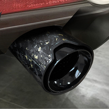 Load image into Gallery viewer, Floral Satin Carbon Fiber Exhaust Tips for BMW M2/M3/M4 - Custom Style