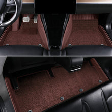Load image into Gallery viewer, Tesla Model 3/Y/Highland/Juniper All-Weather Leather Floor Mats Interior Liners
