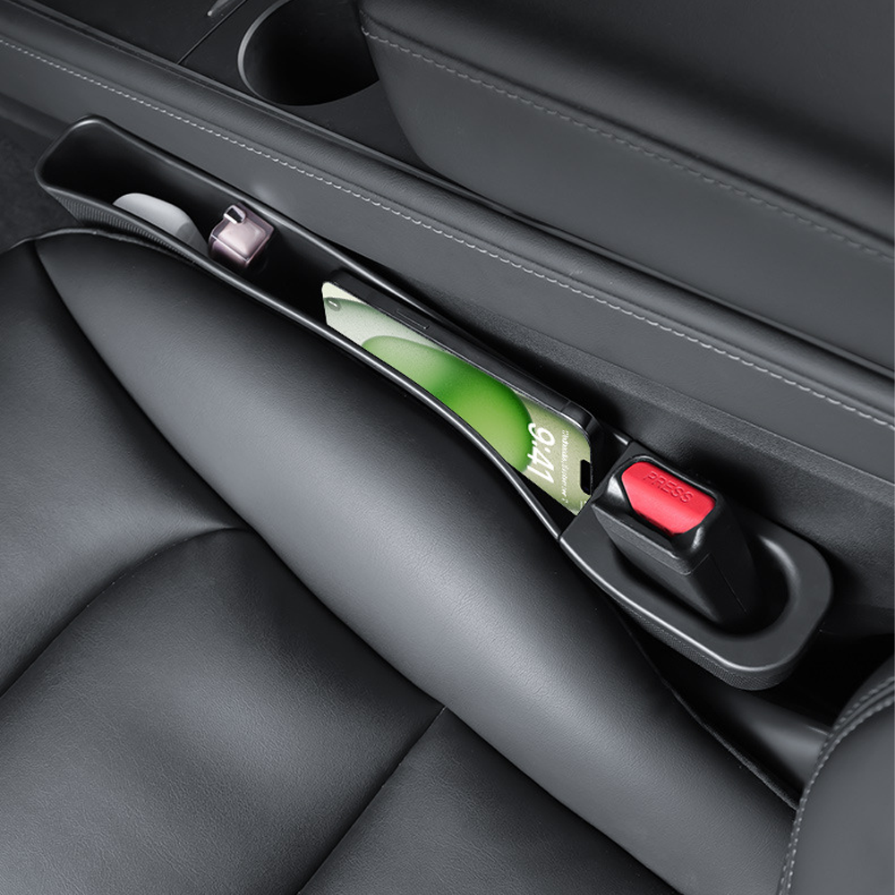 Tesla Model 3/Y Custom Storage Organizer 10-Piece Set - Highland/Juniper Floor Mats+Trunk Bucket+Phone Holder