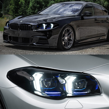 Load image into Gallery viewer, For BMW 5 Series F10 2010-2017 Snake Eyes Style LED Lens Headlights Assembly Upgrade