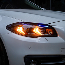 Load image into Gallery viewer, Suitable for BMW 5 Series F10/F18 LED Retrofit Dual Beam Lens Headlight Assembly 2011-2017 – Factory HID Models Only