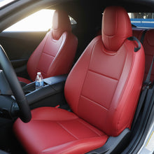 Load image into Gallery viewer, Chevy Camaro Coupe Seat Covers (2010–2015, LT/LS/RS/SS) – Custom Fit Full Set, Waterproof Faux Leather