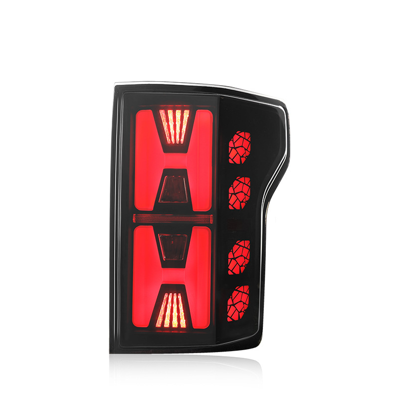 2015–2020 Ford F-150 LED Tail Lights with Starting Animation, Smoked Lens, DOT Approved (Pair)