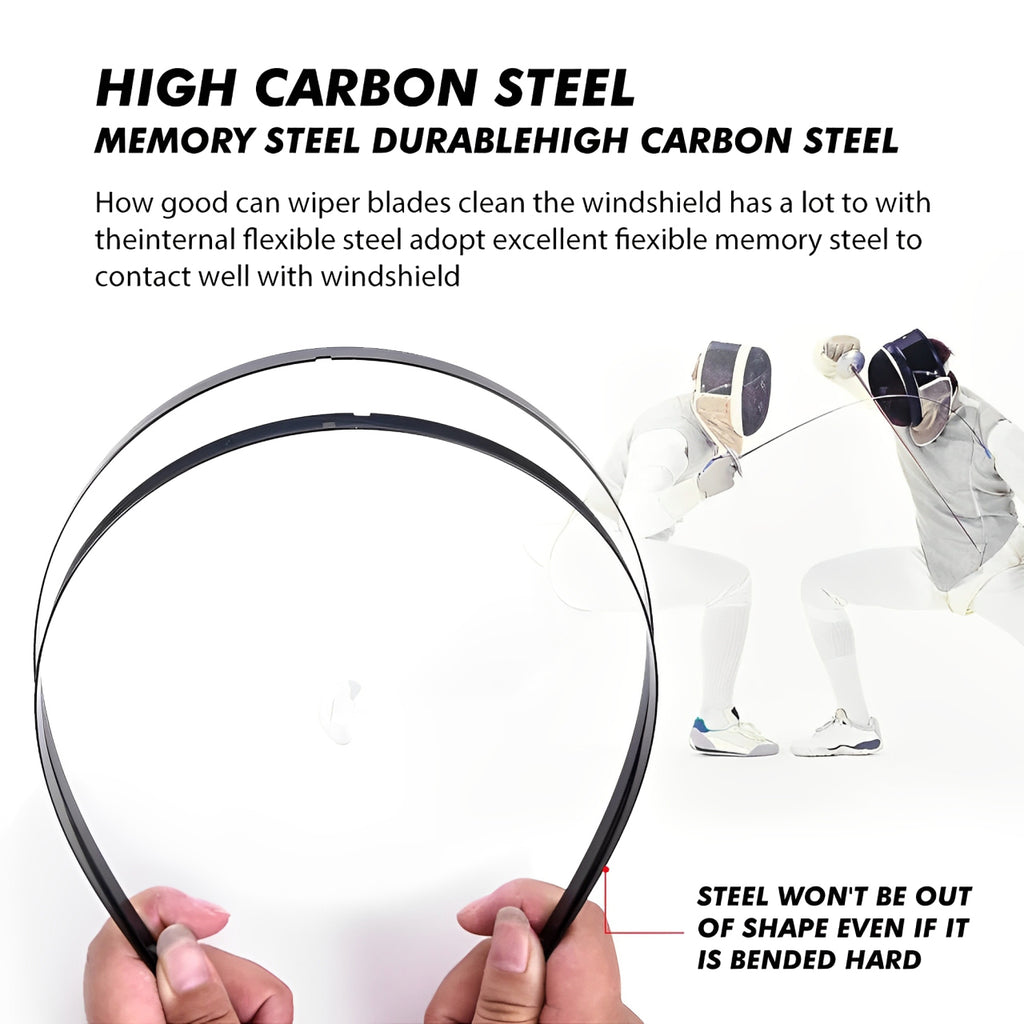 Boneless Silent Windshield Wiper Blades – OEM Quality for Hyundai Tucson (Set of 2)