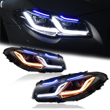 Load image into Gallery viewer, BMW 5 Series F10 2011–2017 LED Thundereye Headlights Assembly – Fits OEM Xenon &amp; Halogen Models