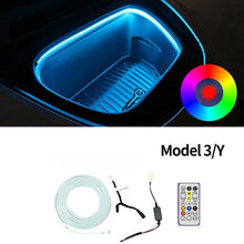 Load image into Gallery viewer, For Tesla Model 3/Y Front Trunk Ambient Light LED Strip Light Kit